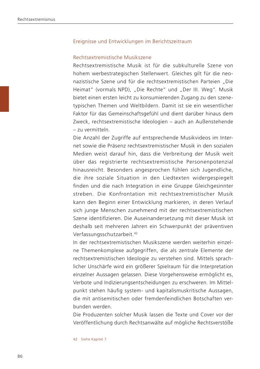 Seite 87 des Verfassungsschutzbericht 2024 Niedersachsen