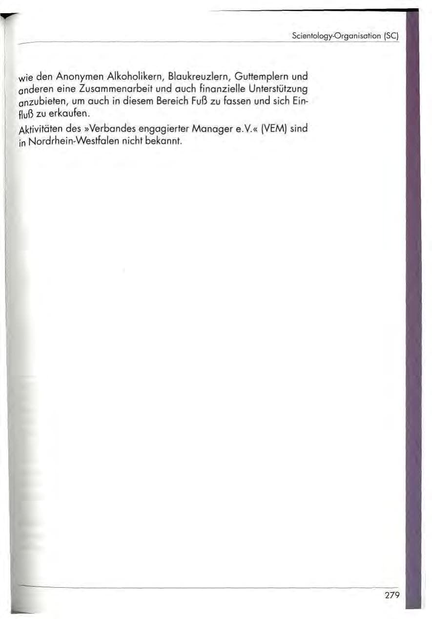Seite 281 des Verfassungsschutzbericht 1997 Nordrhein-Westfalen