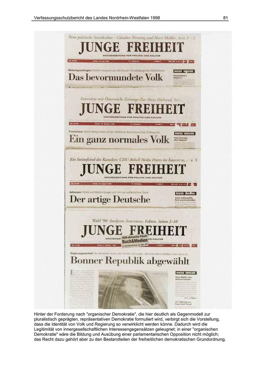 Seite 81 des Verfassungsschutzbericht 1998 Nordrhein-Westfalen