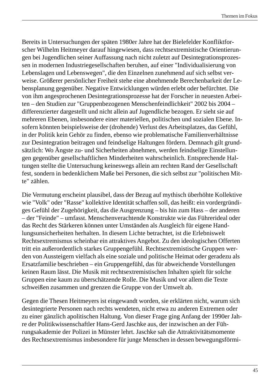 Seite 47 des Verfassungsschutzbericht 2004 Nordrhein-Westfalen