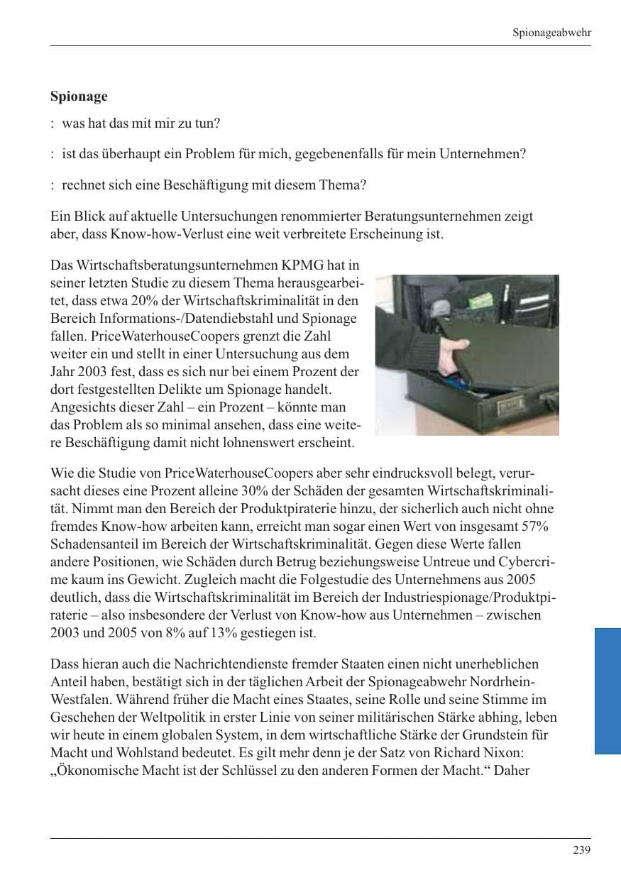 Seite 241 des Verfassungsschutzbericht 2005 Nordrhein-Westfalen