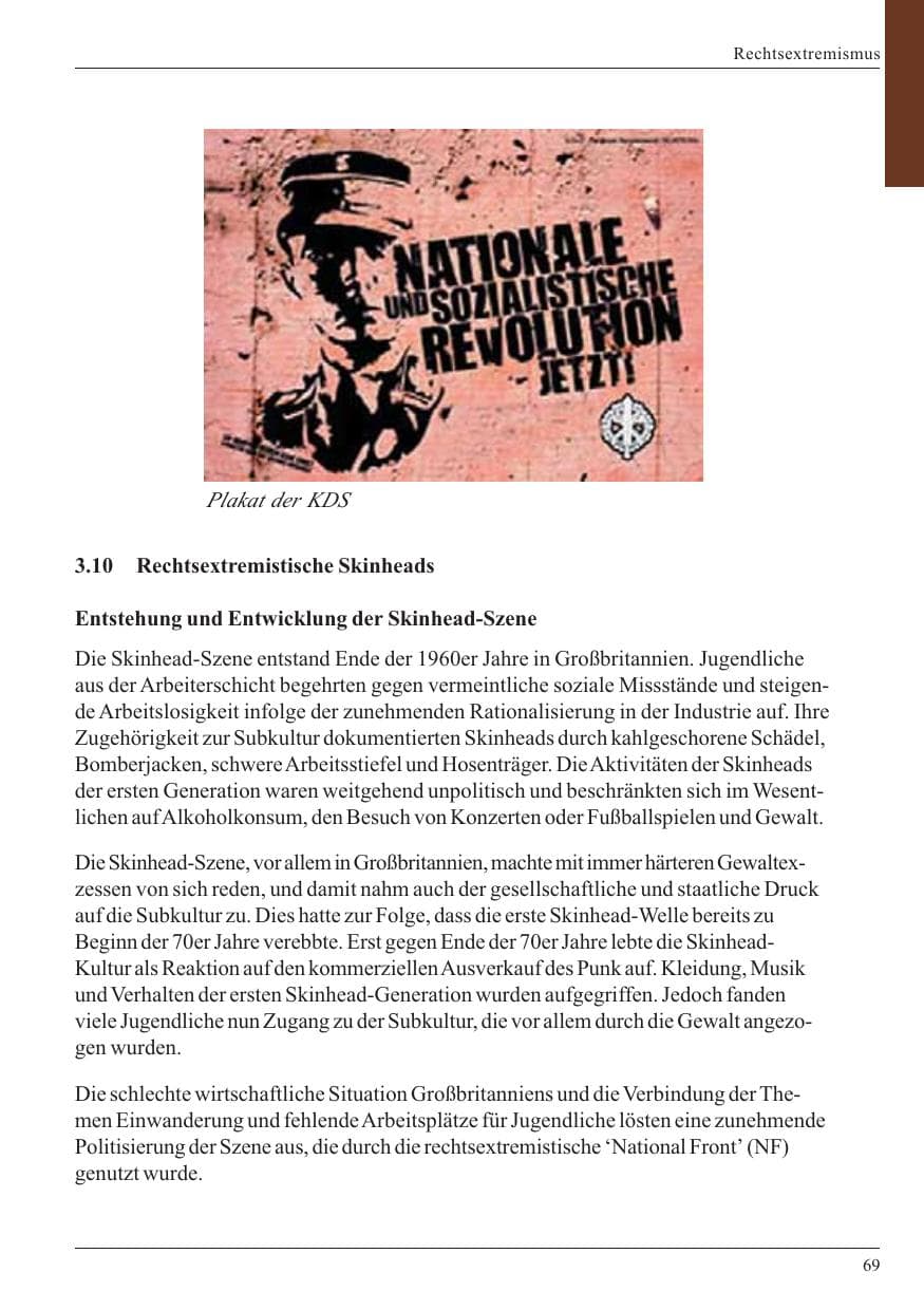 Seite 71 des Verfassungsschutzbericht 2005 Nordrhein-Westfalen