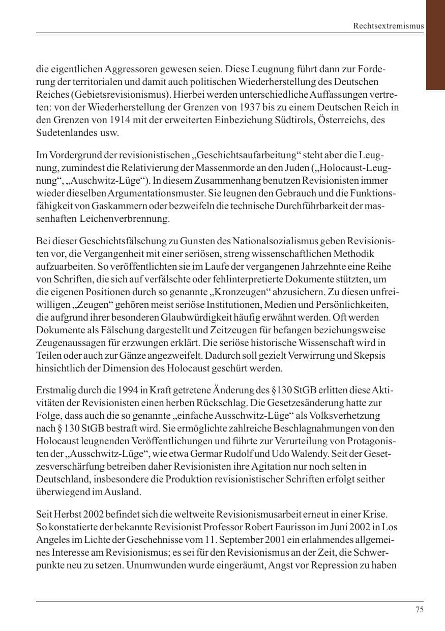Seite 77 des Verfassungsschutzbericht 2005 Nordrhein-Westfalen