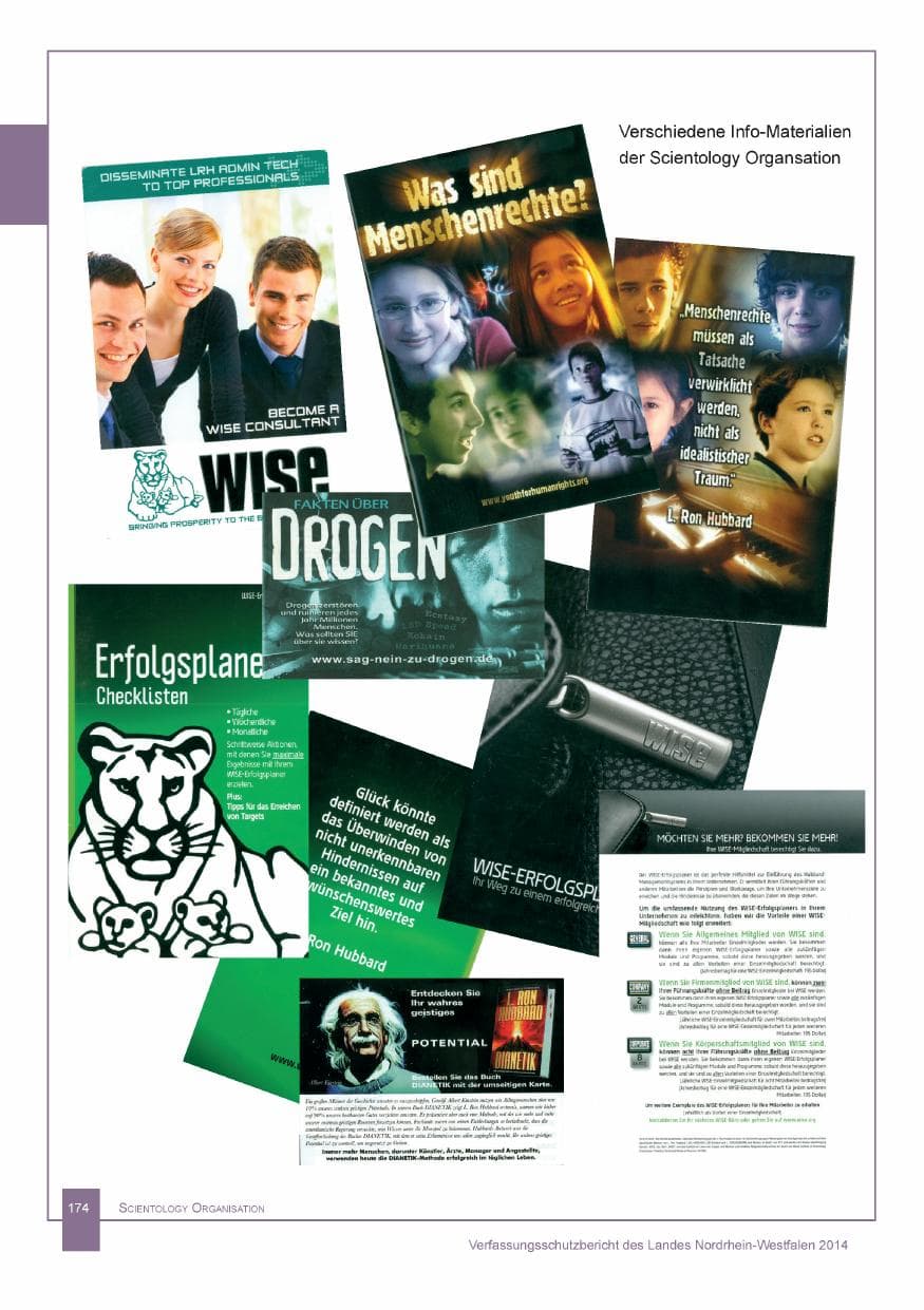 Seite 175 des Verfassungsschutzbericht 2014 Nordrhein-Westfalen