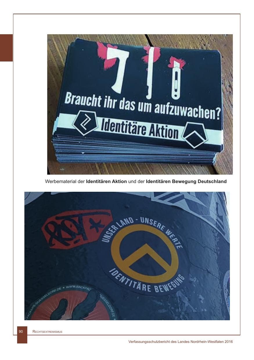 Seite 91 des Verfassungsschutzbericht 2016 Nordrhein-Westfalen