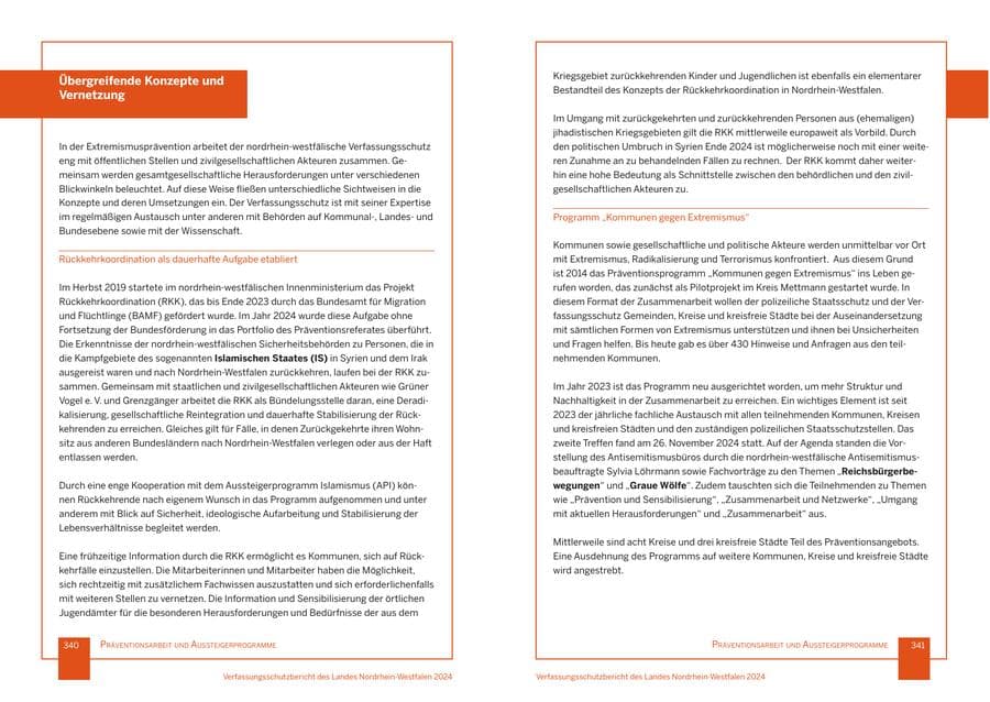 Seite 171 des Verfassungsschutzbericht 2024 Nordrhein-Westfalen