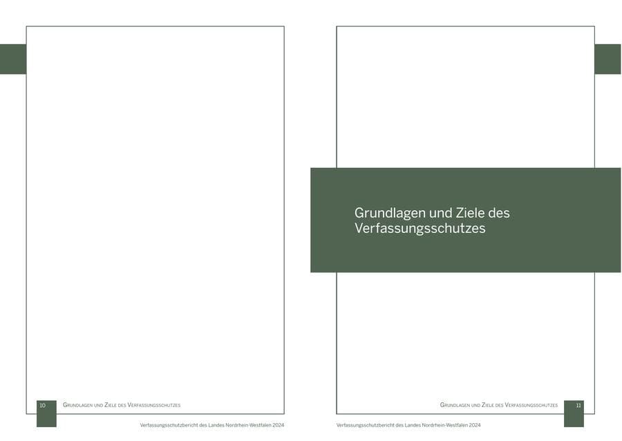 Seite 6 des Verfassungsschutzbericht 2024 Nordrhein-Westfalen