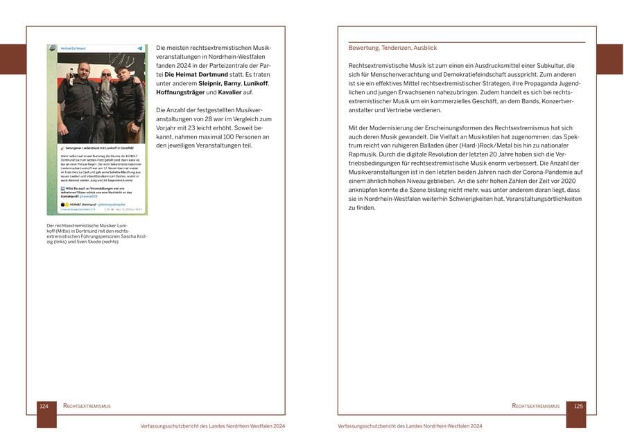 Seite 63 des Verfassungsschutzbericht 2024 Nordrhein-Westfalen