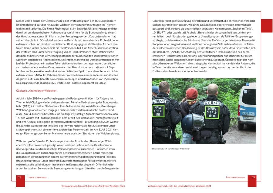Seite 90 des Verfassungsschutzbericht 2024 Nordrhein-Westfalen