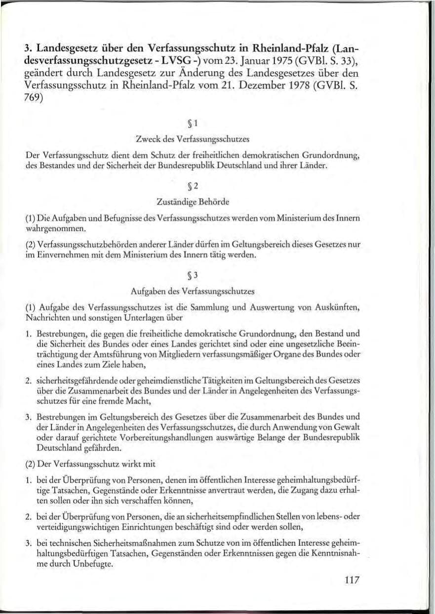 Seite 119 des Verfassungsschutzbericht 1984 Rheinland-Pfalz