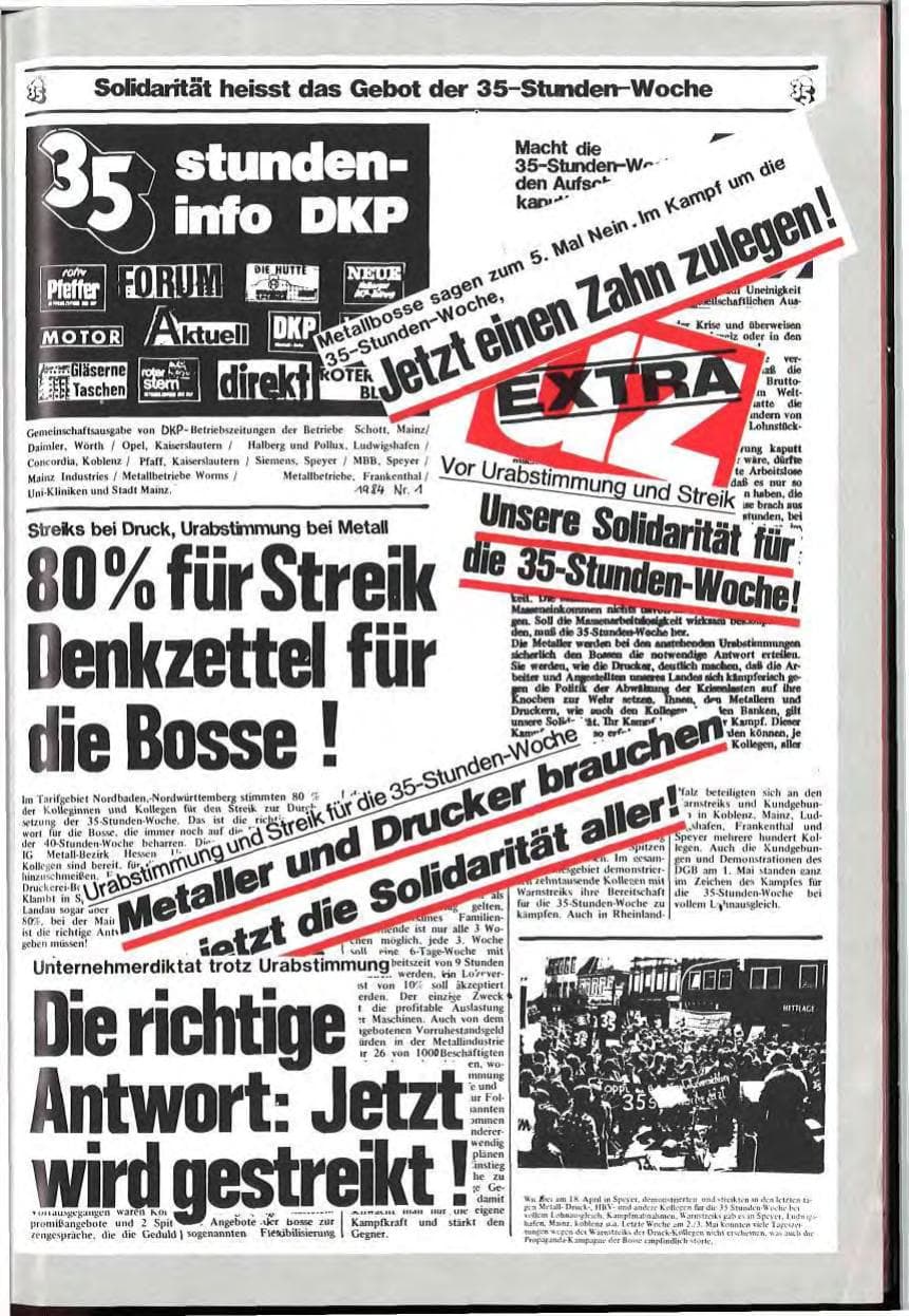 Seite 19 des Verfassungsschutzbericht 1984 Rheinland-Pfalz