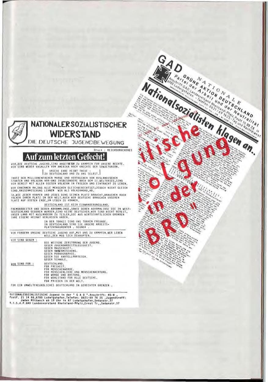 Seite 85 des Verfassungsschutzbericht 1984 Rheinland-Pfalz