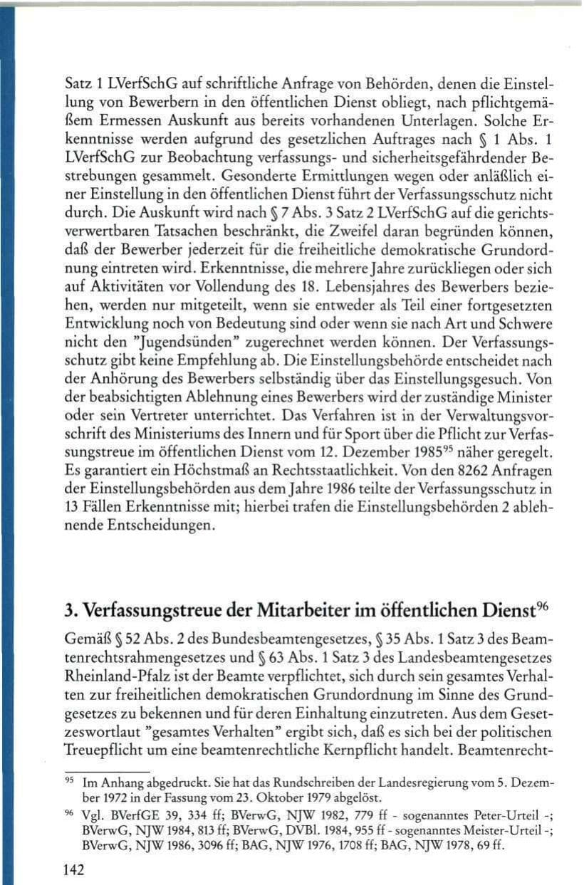 Seite 144 des Verfassungsschutzbericht 1986 Rheinland-Pfalz