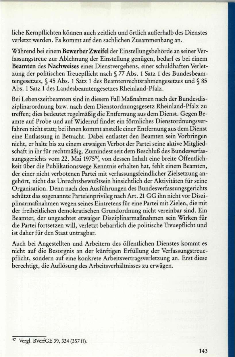 Seite 145 des Verfassungsschutzbericht 1986 Rheinland-Pfalz