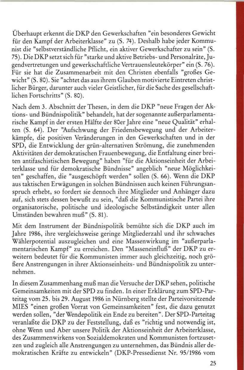 Seite 27 des Verfassungsschutzbericht 1986 Rheinland-Pfalz
