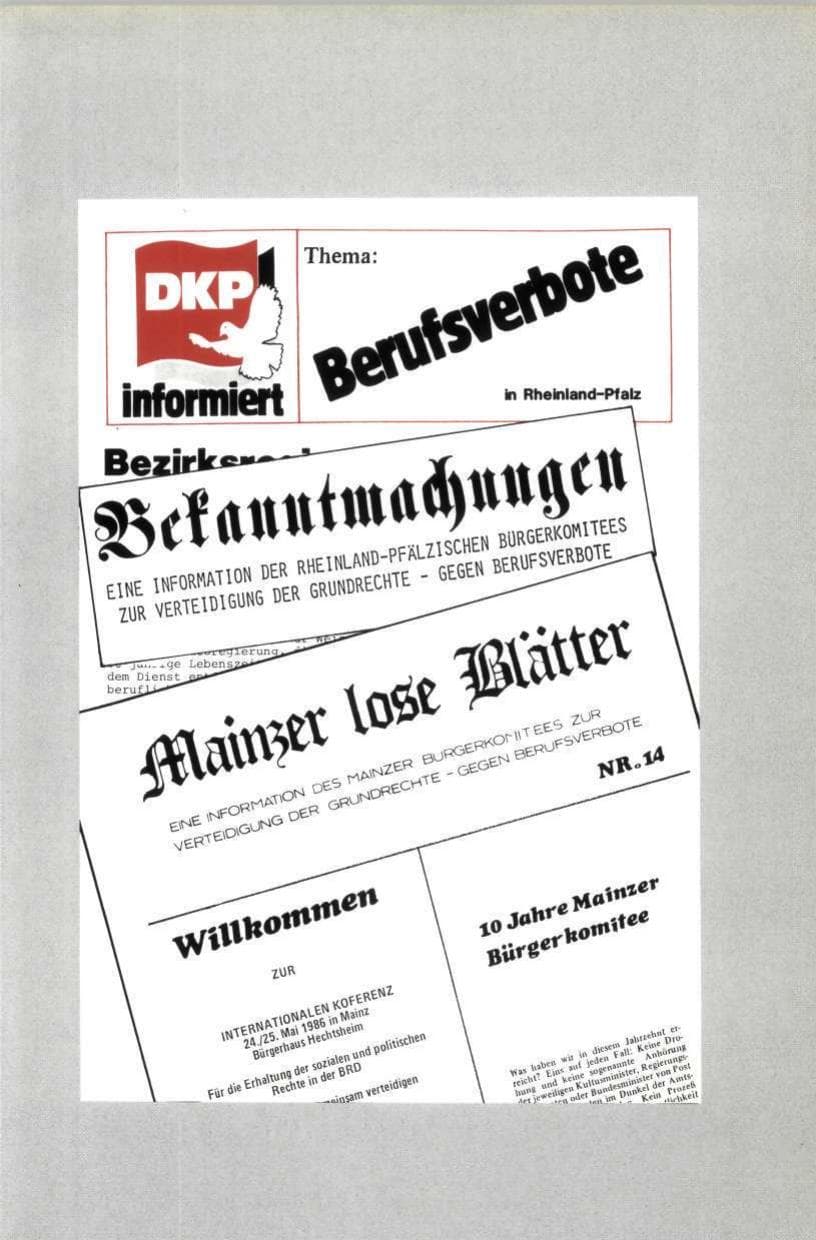 Seite 31 des Verfassungsschutzbericht 1986 Rheinland-Pfalz