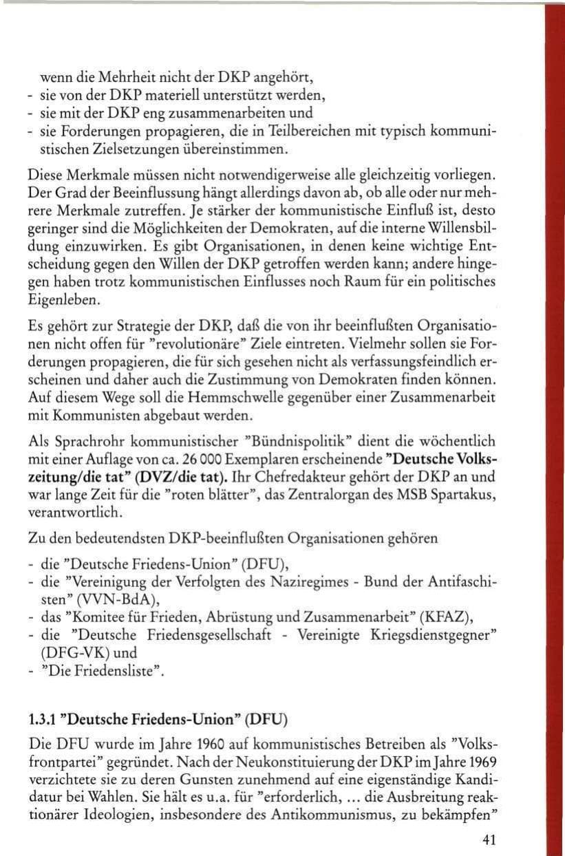 Seite 43 des Verfassungsschutzbericht 1986 Rheinland-Pfalz