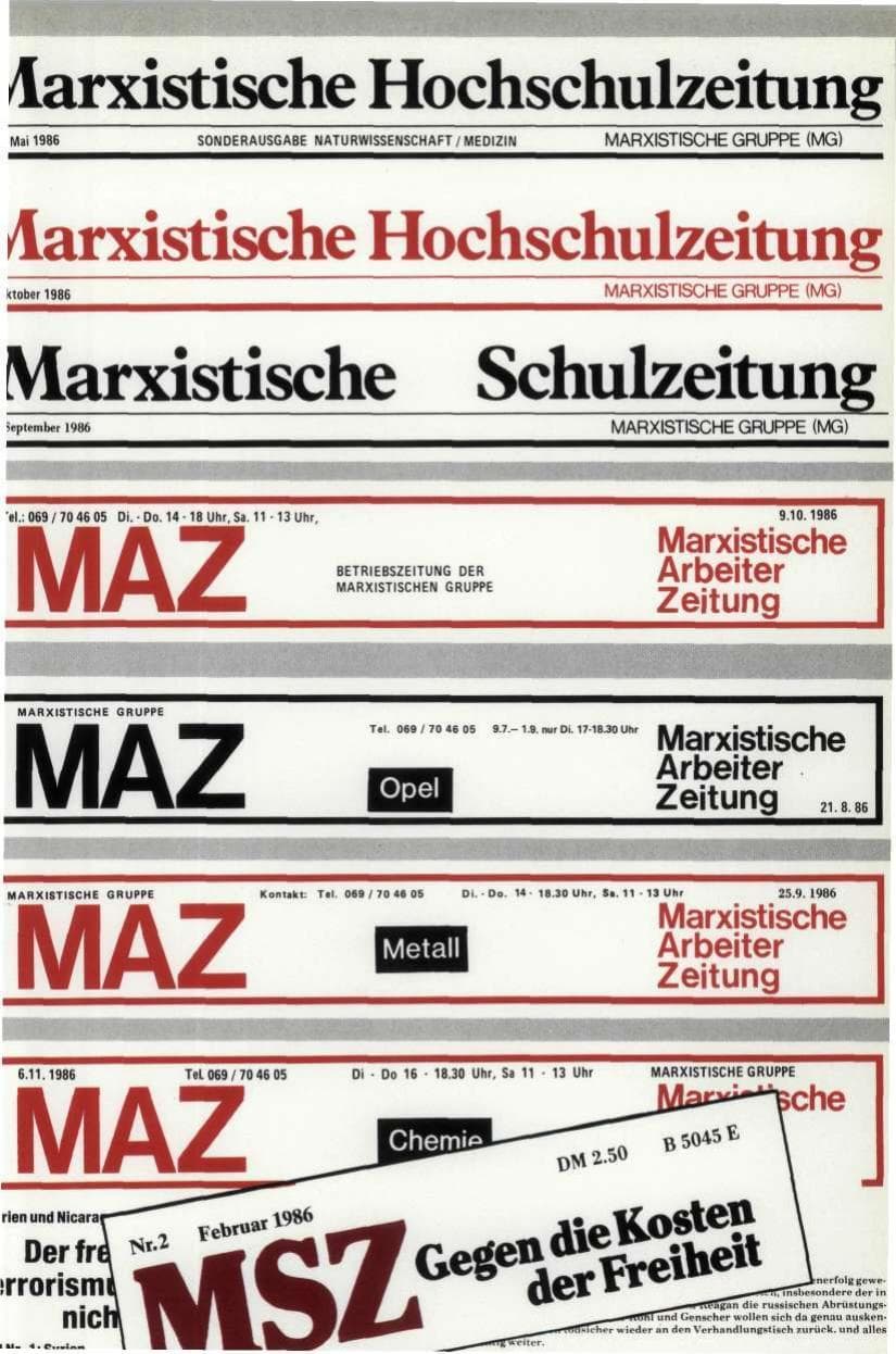 Seite 59 des Verfassungsschutzbericht 1986 Rheinland-Pfalz