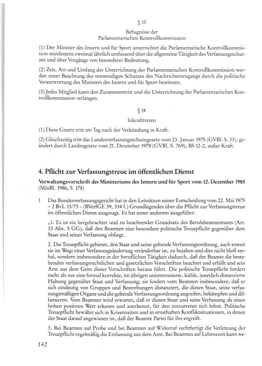 Seite 142 des Verfassungsschutzbericht 1987 Rheinland-Pfalz