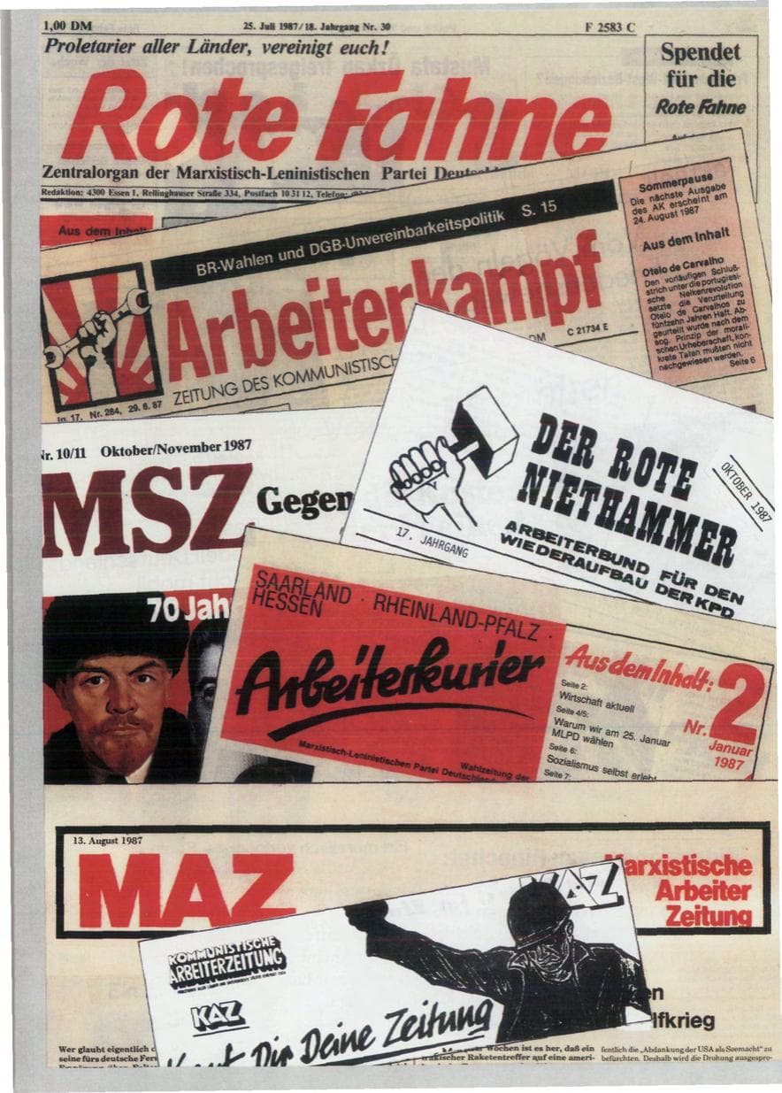 Seite 50 des Verfassungsschutzbericht 1987 Rheinland-Pfalz