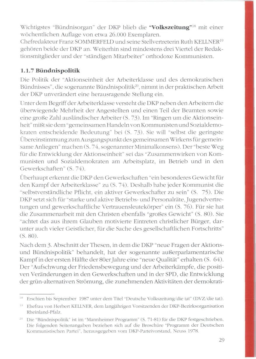 Seite 31 des Verfassungsschutzbericht 1988 Rheinland-Pfalz