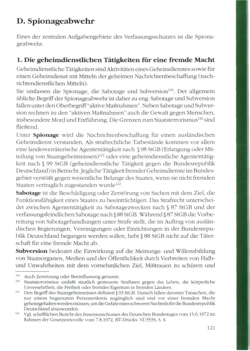 Seite 123 des Verfassungsschutzbericht 1989 Rheinland-Pfalz