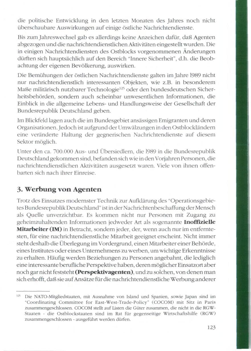 Seite 125 des Verfassungsschutzbericht 1989 Rheinland-Pfalz