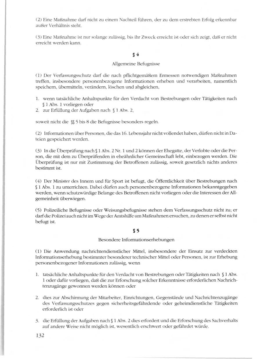 Seite 134 des Verfassungsschutzbericht 1989 Rheinland-Pfalz
