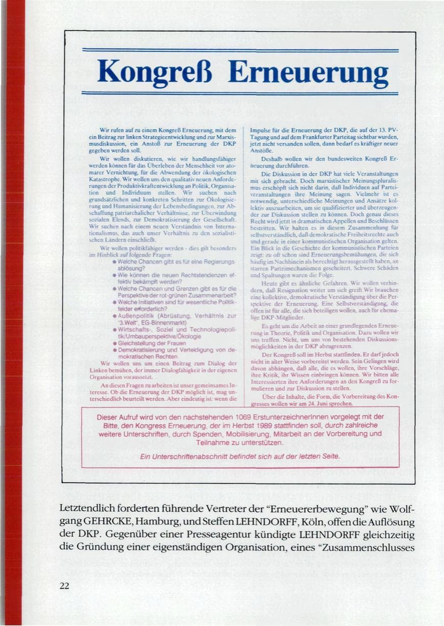 Seite 24 des Verfassungsschutzbericht 1989 Rheinland-Pfalz