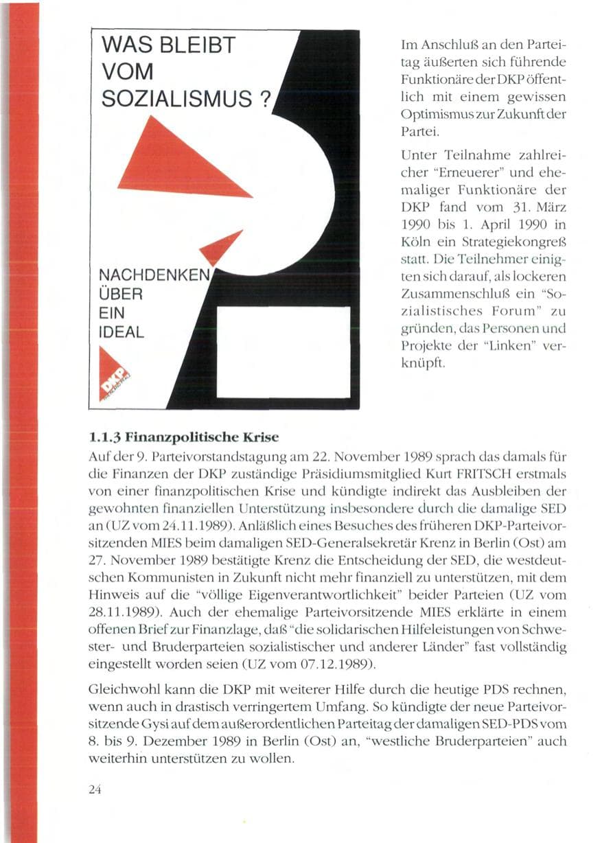 Seite 26 des Verfassungsschutzbericht 1989 Rheinland-Pfalz