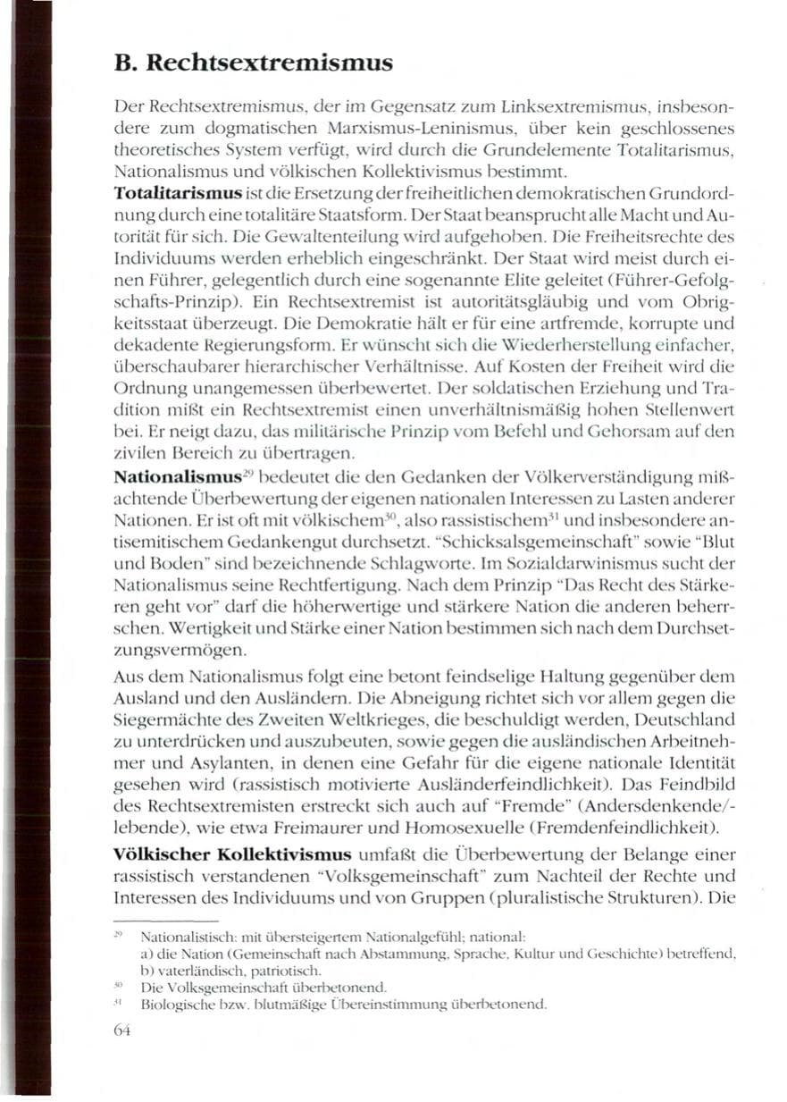 Seite 66 des Verfassungsschutzbericht 1989 Rheinland-Pfalz