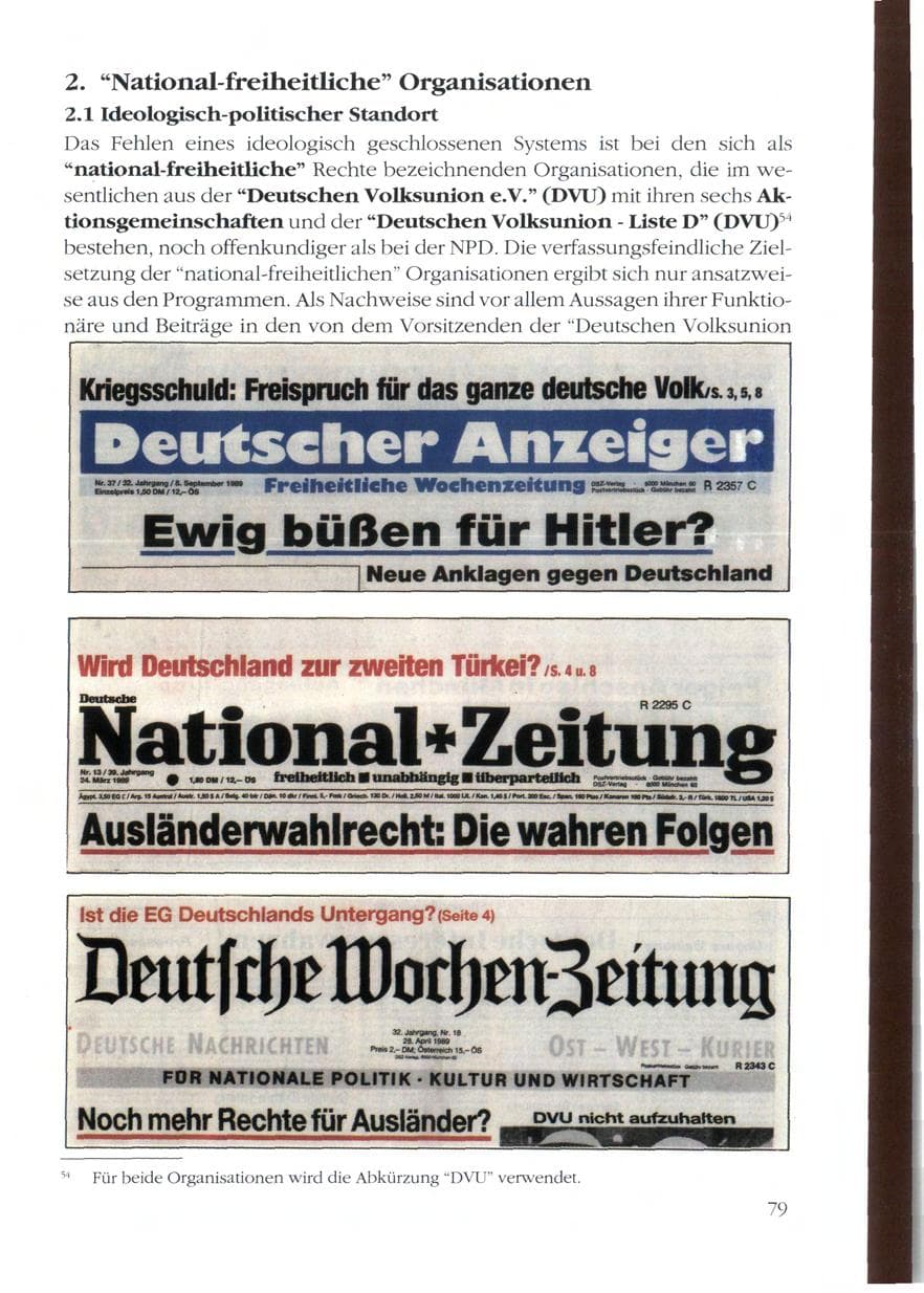 Seite 81 des Verfassungsschutzbericht 1989 Rheinland-Pfalz