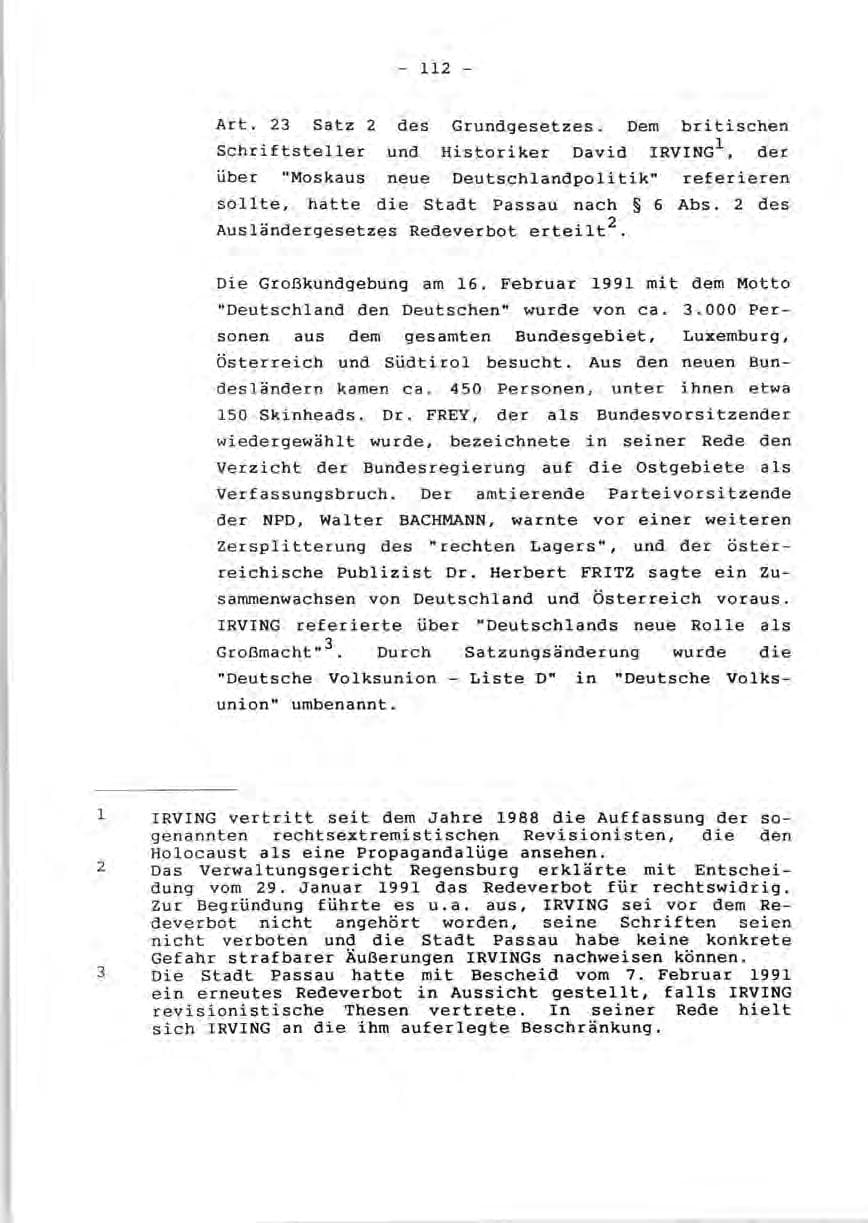 Seite 114 des Verfassungsschutzbericht 1990 Rheinland-Pfalz
