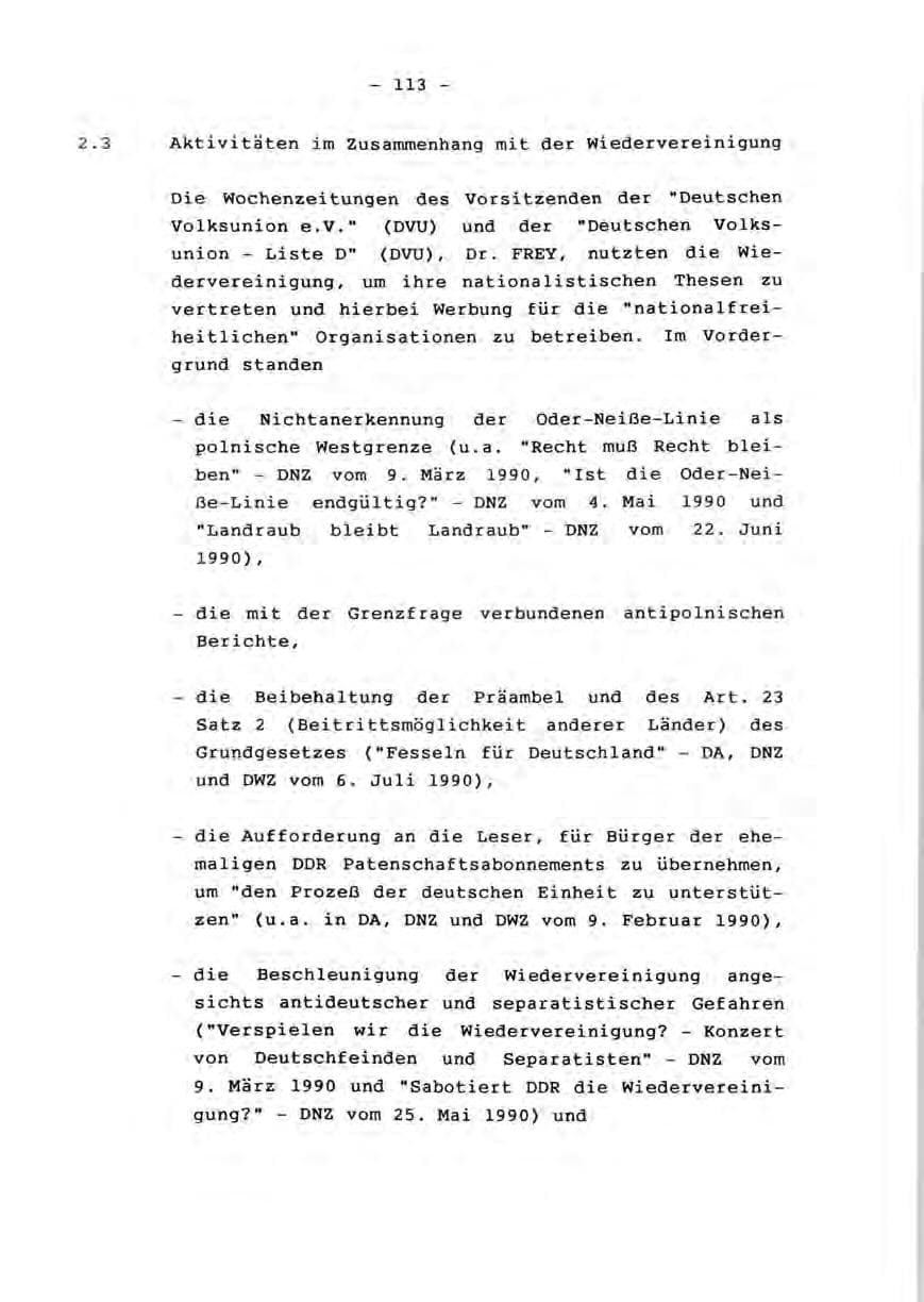 Seite 115 des Verfassungsschutzbericht 1990 Rheinland-Pfalz