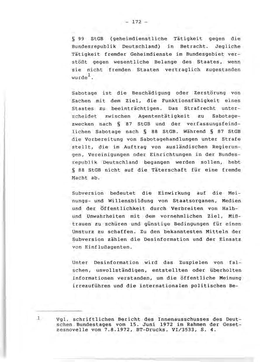 Seite 174 des Verfassungsschutzbericht 1990 Rheinland-Pfalz