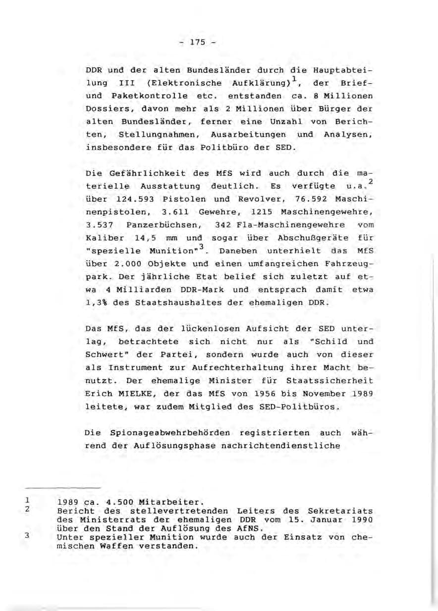 Seite 177 des Verfassungsschutzbericht 1990 Rheinland-Pfalz