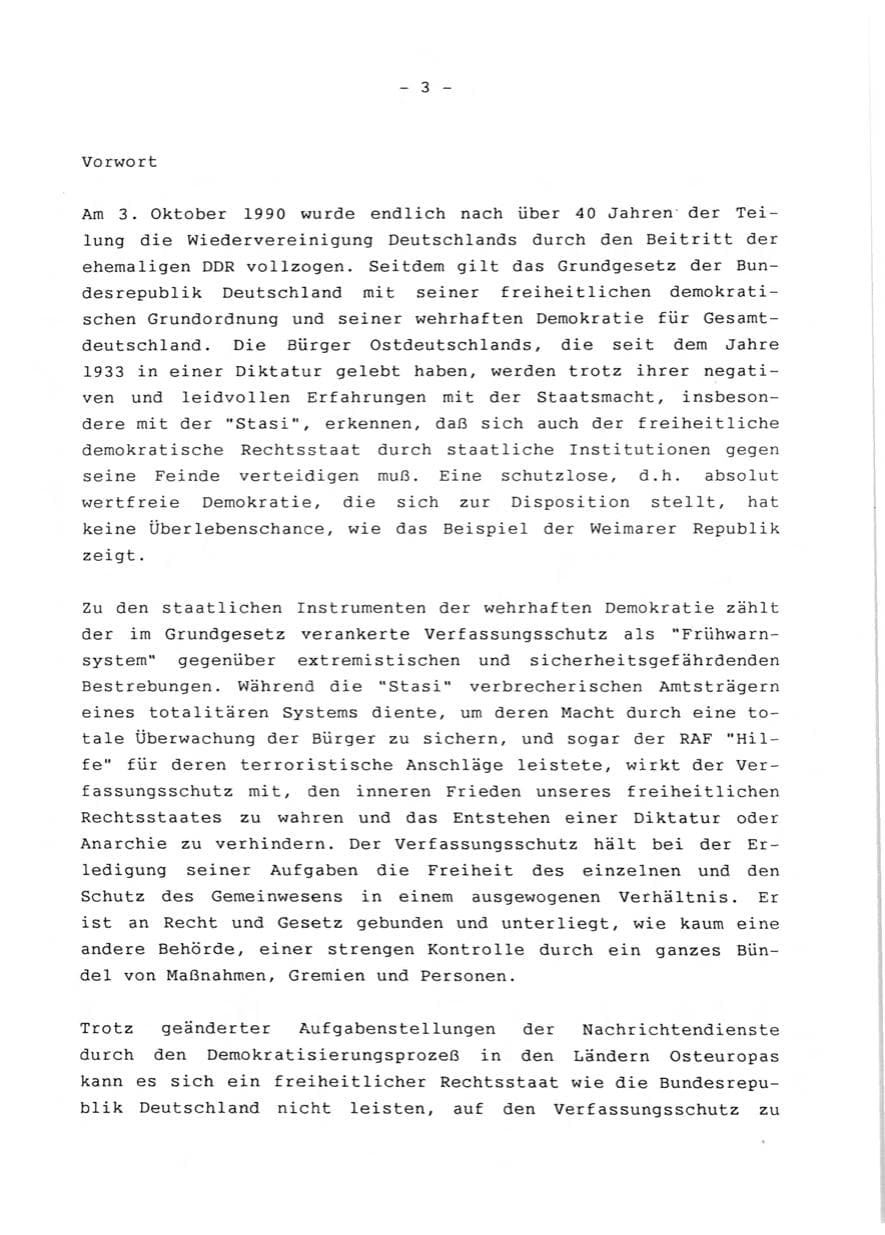 Seite 5 des Verfassungsschutzbericht 1990 Rheinland-Pfalz