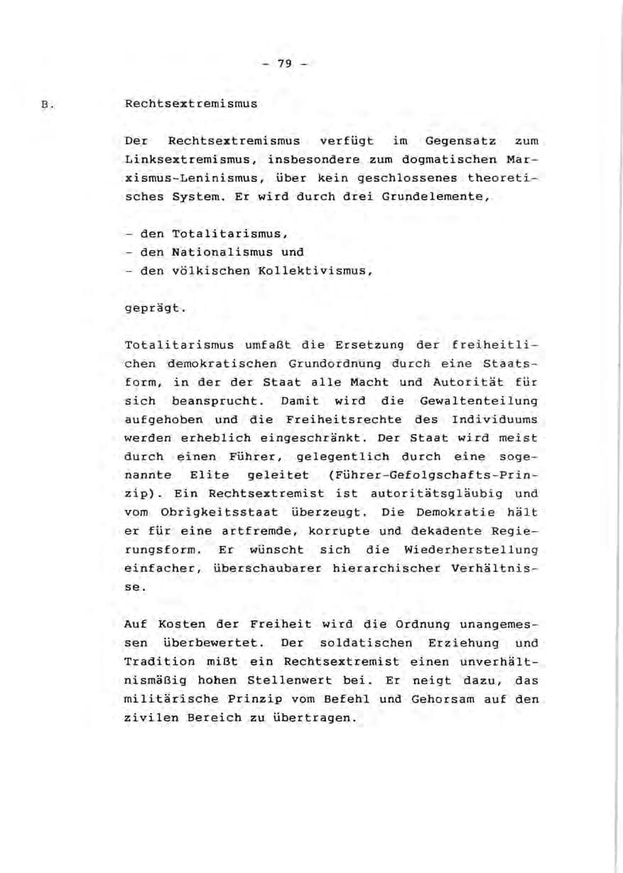 Seite 81 des Verfassungsschutzbericht 1990 Rheinland-Pfalz