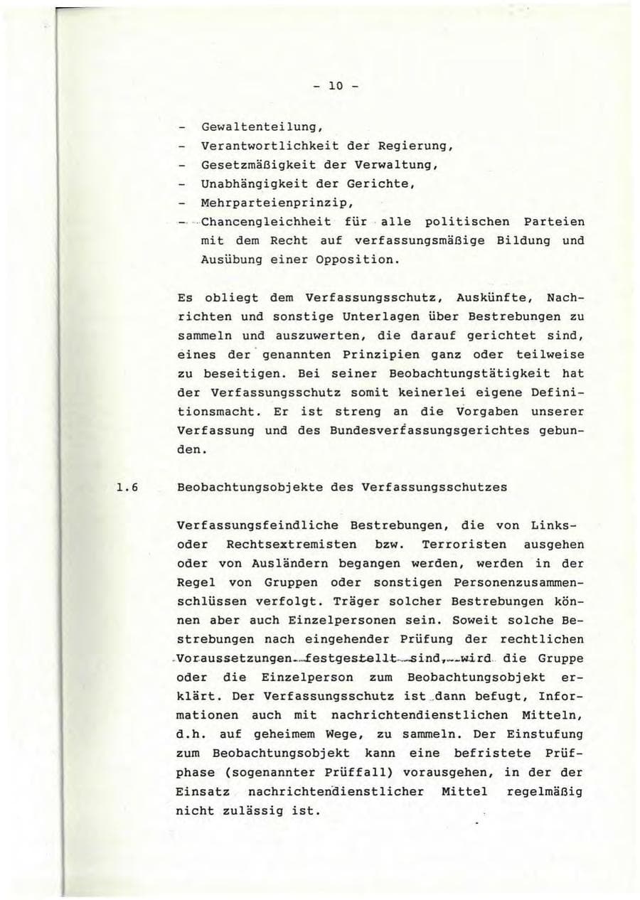 Seite 11 des Verfassungsschutzbericht 1991 Rheinland-Pfalz