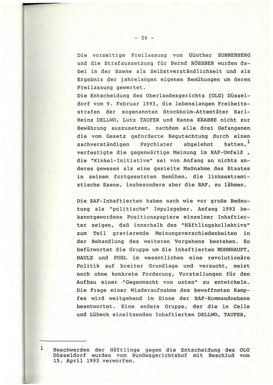 Seite 27 des Verfassungsschutzbericht 1992 Rheinland-Pfalz