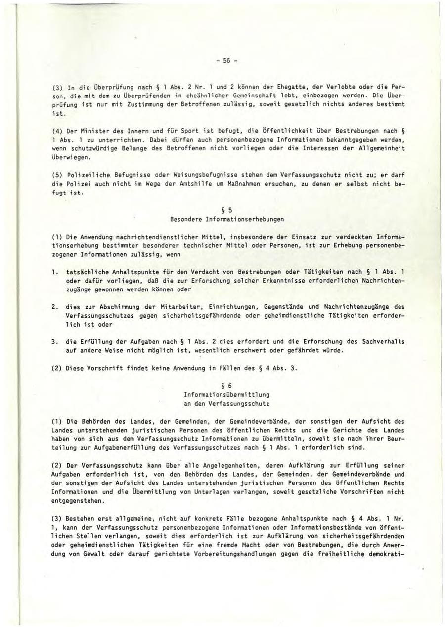 Seite 57 des Verfassungsschutzbericht 1992 Rheinland-Pfalz