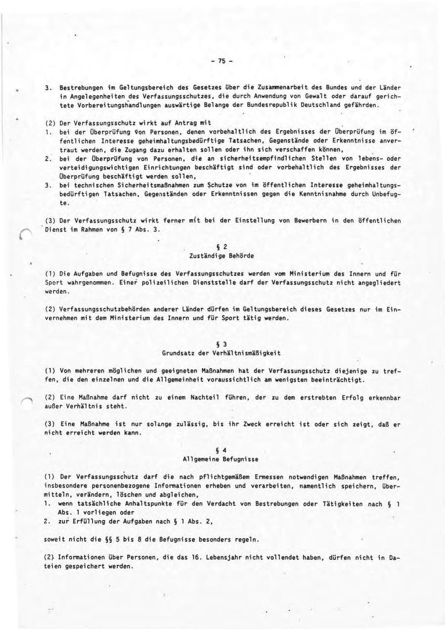 Seite 75 des Verfassungsschutzbericht 1993 Rheinland-Pfalz