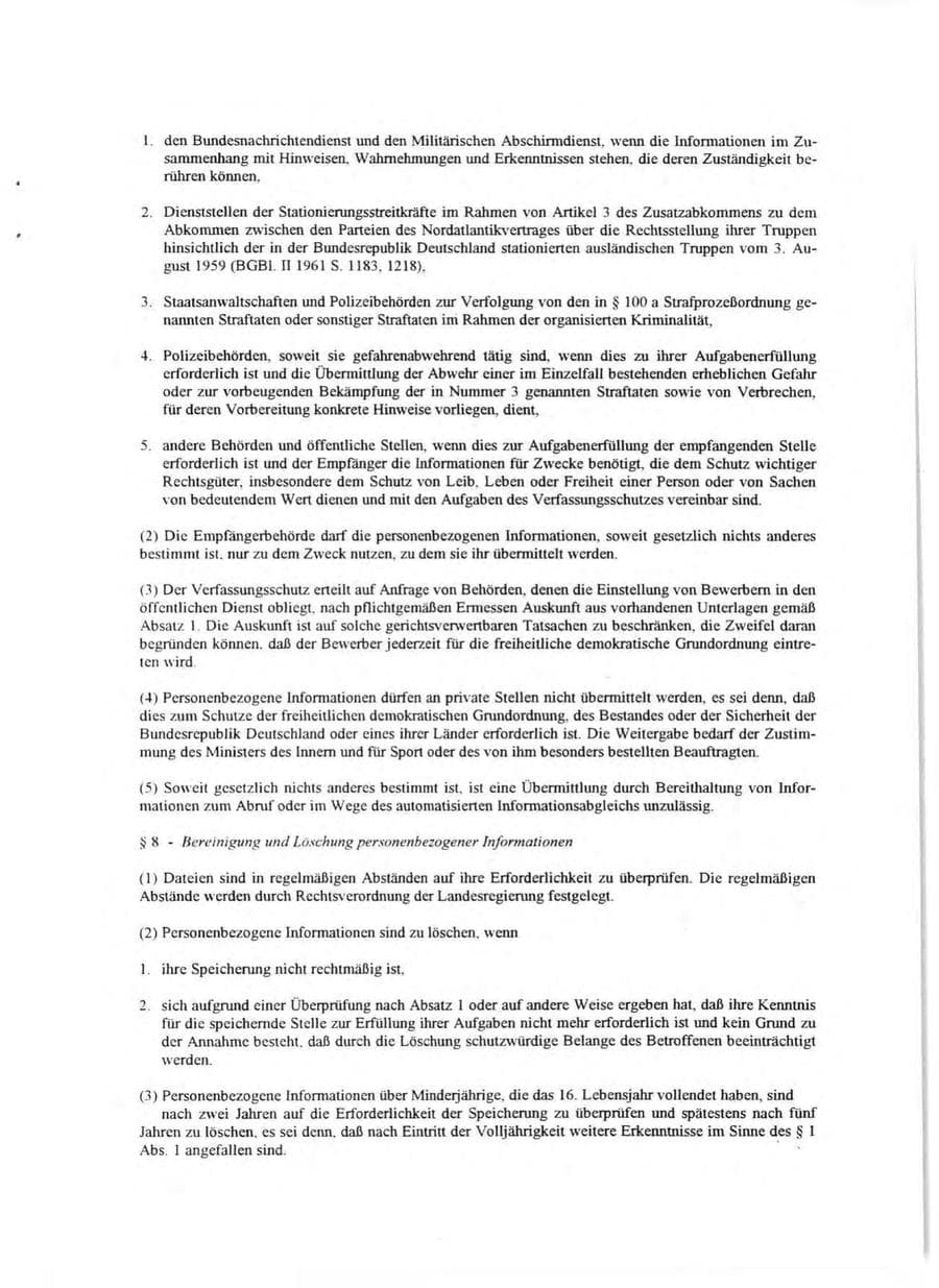 Seite 76 des Verfassungsschutzbericht 1995 Rheinland-Pfalz