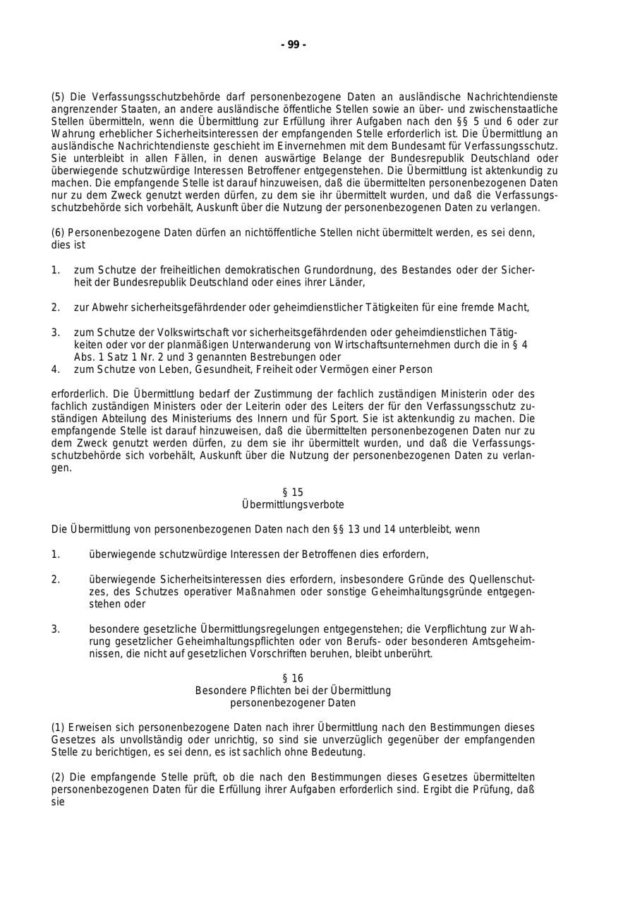 Seite 100 des Verfassungsschutzbericht 1998 Rheinland-Pfalz