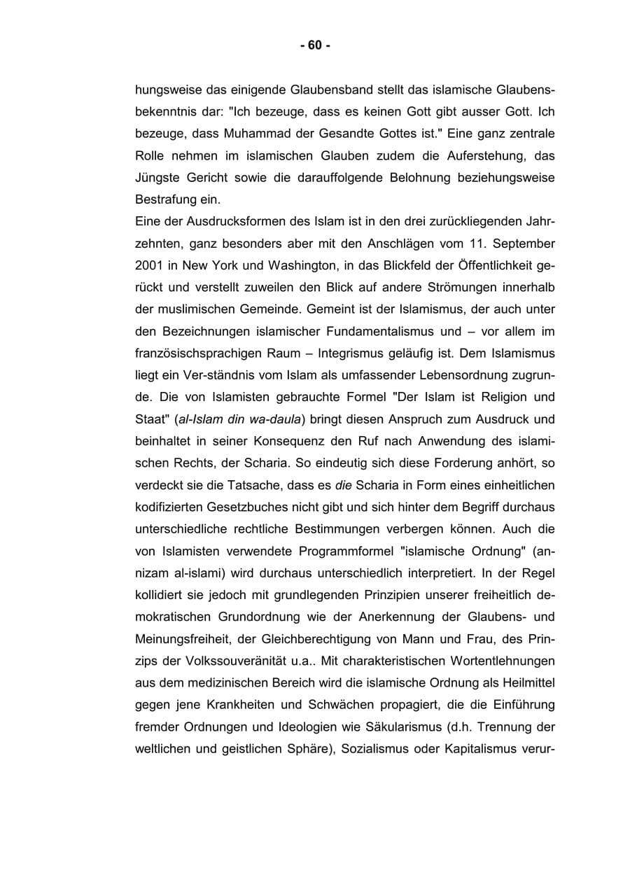 Seite 62 des Verfassungsschutzbericht 2001 Rheinland-Pfalz