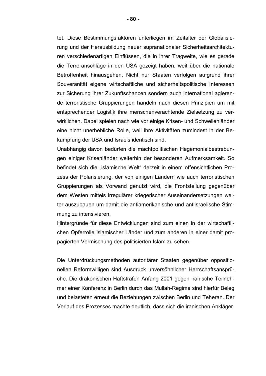 Seite 82 des Verfassungsschutzbericht 2001 Rheinland-Pfalz