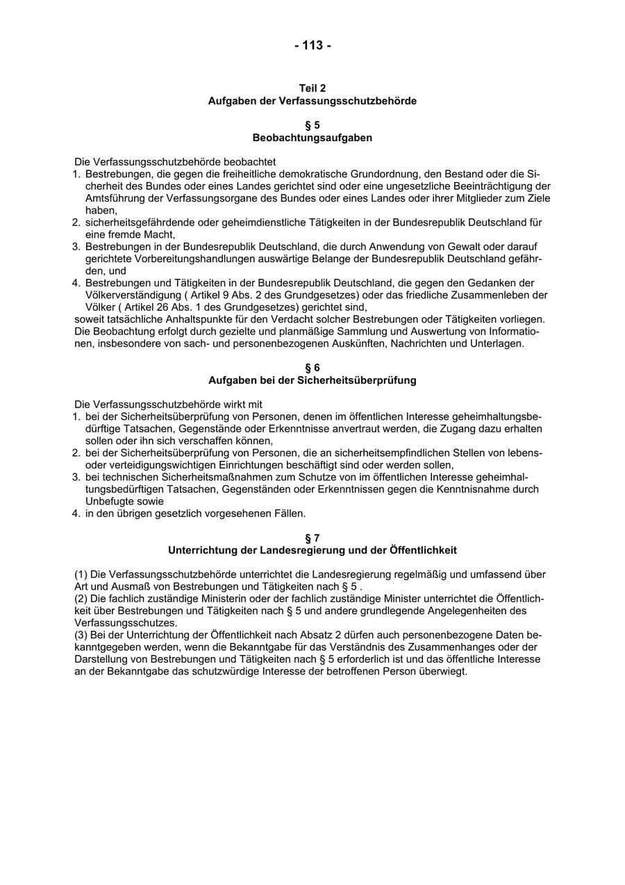 Seite 115 des Verfassungsschutzbericht 2002 Rheinland-Pfalz
