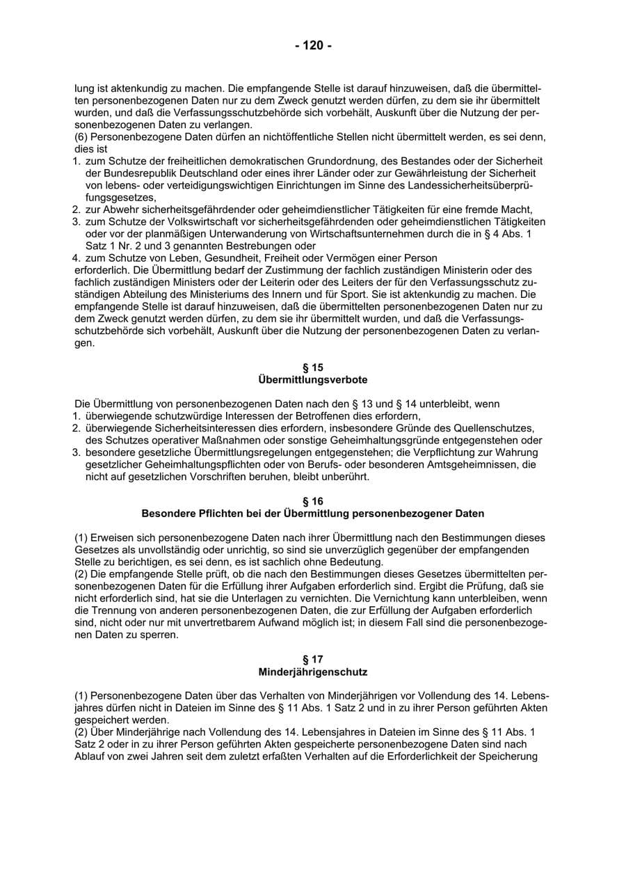 Seite 122 des Verfassungsschutzbericht 2002 Rheinland-Pfalz