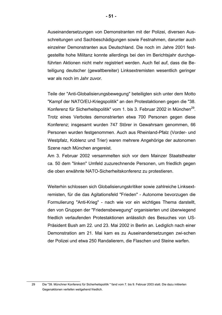 Seite 53 des Verfassungsschutzbericht 2002 Rheinland-Pfalz