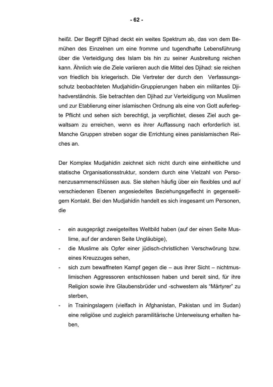 Seite 64 des Verfassungsschutzbericht 2002 Rheinland-Pfalz
